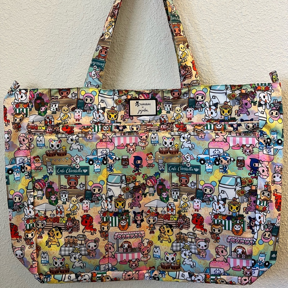JuJube x Tokidoki - Toki Market, Super Be: Shoulder Tote Bag